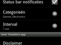 Screenshots Tweakers.net-Android-app