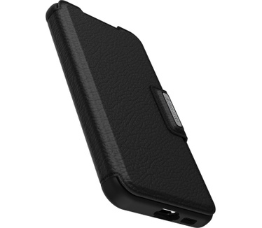 Otterbox OtterBox Strada-hoesje voor Galaxy S23+ , schokbestendig, valbestendig, lederen folio met kaarthouder, 3x getest volgens militaire standaard, Zwart, Geen retailverpakking