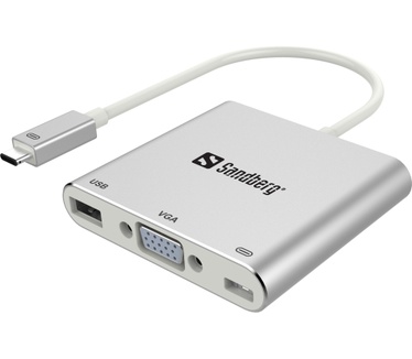 Sandberg USB-C Mini Dock VGA+USB