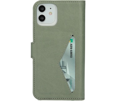 Mobiparts Classic Wallet Case Apple iPhone 12/12 Pro Stone Green