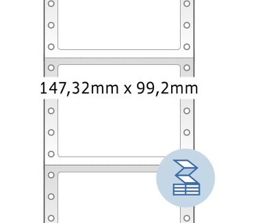 Herma Computeretiketten eindloos 147.32x99.2 mm 1banen 3000 St. Perf