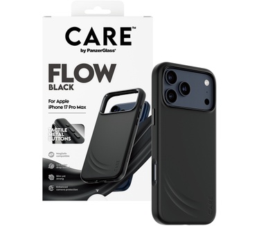 PanzerGlass CARE by PanzerGlass® Feature FLOW Case Black w. MagSafe iPhone 17 Pro Max