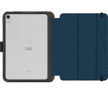Otterbox OtterBox Symmetry Folio-hoes voor iPad 10th gen, schokbestendig, valbestendig, dunne beschermende folio-hoes, getest volgens militaire standaard, Blauw
