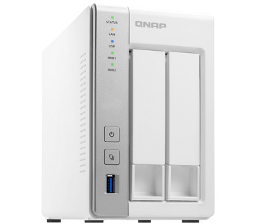 QNAP QNAP 231p2 1 GB Powerful and Affordable 4 Bay Network 6TB WD Red