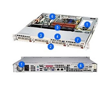 Supermicro SC813MT-420C