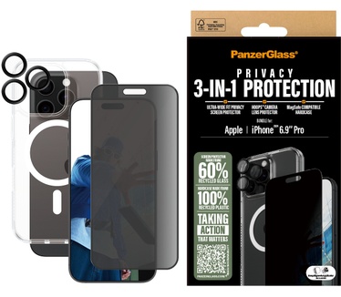 PanzerGlass PG 3-in-1 Priv Bundle iPhone 16P 6.9Inch