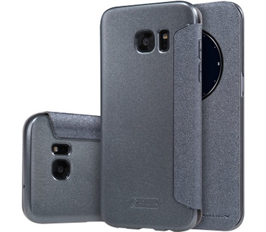 Nillkin Sparkle S-View Book Case Samsung Galaxy S7 Edge - Zwart