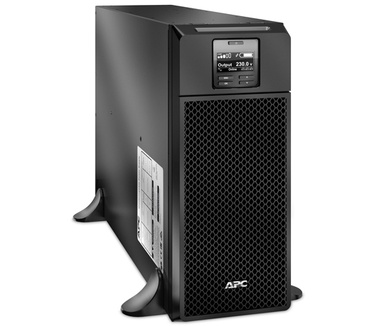 APC Smart-UPS On-Line 6000VA noodstroomvoeding 6x C13, 4x C19, hardwire 1 fase uitgang, Embedded NMC