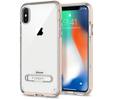 Spigen iPhone X Case Crystal Hybrid  Champagne