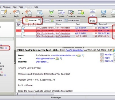 PocoMail screenshot (resized)