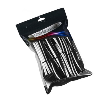 Cablemod PRO ModMesh Cable Extension Kit Zwart/Wit Wit, Zwart