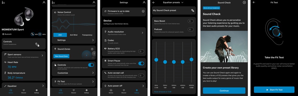sennheiser momentum sport app