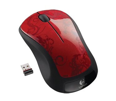 Logitech Wireless Mouse M310 (Rood Tendrils)