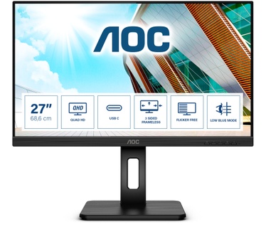 AOC Q27P2CA Zwart