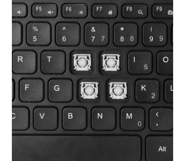 Adesso Wireless Keyboard with Built-in Touchpad