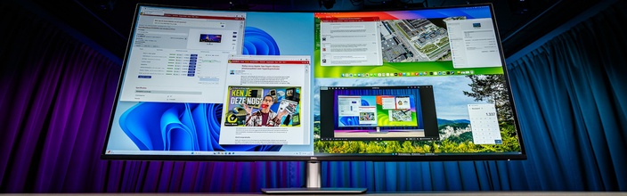 Megamonitor biedt ongekende werkruimte