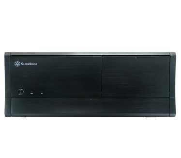 Silverstone Desktop Grandia Series GD01B-MXR Black Alu Front Panel with LCD+Remote+CR Without PSU