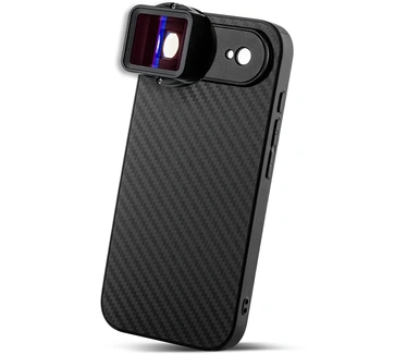 MOJOGEAR 17mm lens case voor iPhone 17 Air - Carbon Zwart