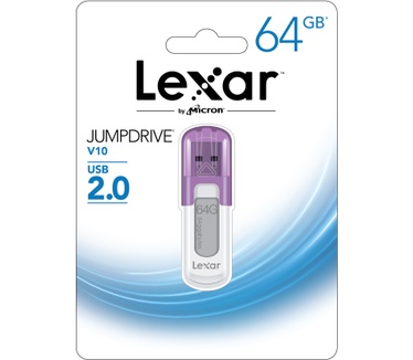 Lexar Jumpdrive V10 64GB Paars
