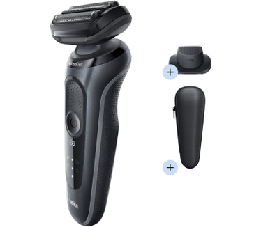 Braun Series 6 60-N1200s Elektrisch Scheerapparaat Met Precisietrimmer, Grijs