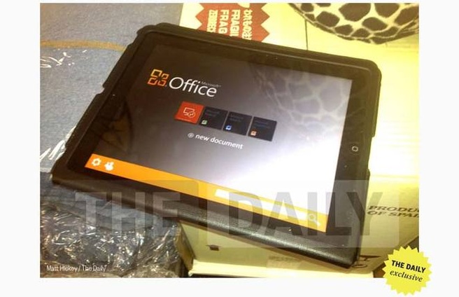 Office op de iPad