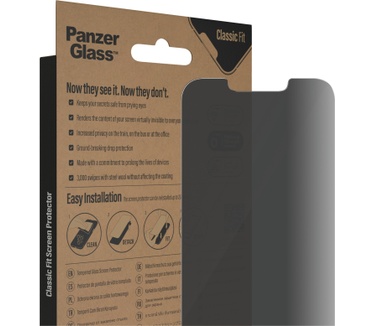 PanzerGlass Classic Fit Privacy Apple i (Apple - iPhone 14,
Apple - iPhone 13,
Apple - iPho)