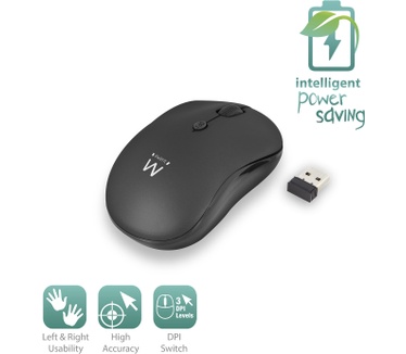 Ewent Wireless mouse black 1600dpi (EW3232)
