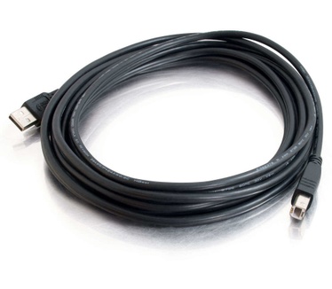 CablesToGo 2 m USB 2.0 A/B kabel - zwart