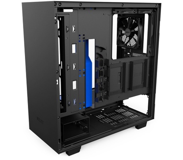 NZXT H500 Zwart/Blauw