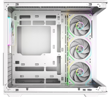 Cooler Master Elite 600, 4x ARGB fans, Wit