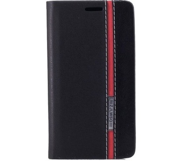 qMust Samsung Galaxy A3 (2017) Wallet Case - TPU binnenwerk - Red Striping