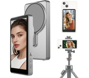 Mojogear VS2 Selfie Vlog Monitor voor iPhone en Android - Grijs