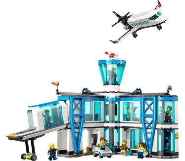 LEGO City Luchthaven met vliegtuig