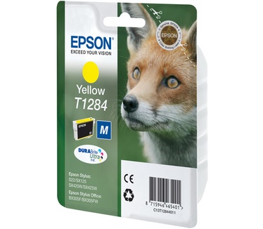 Epson Singlepack Yellow T1284 DURABrite Ultra Ink