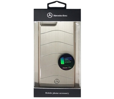 Mercedes-Benz Aluminium Back Case iPhone 7/8 Plus (5.5") - Goud Goud