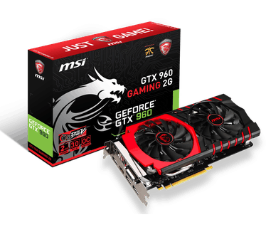 MSI GeForce GTX 960 GAMING 2G (Embargo tot 22-1-2015 - 15:00)