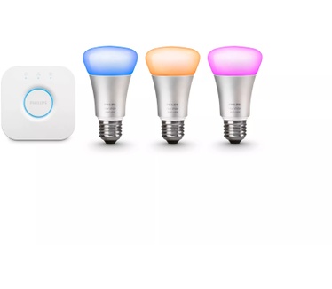 Philips Hue White and Color Starterkit (E27, 3 lampen, met Bridge 2.0)