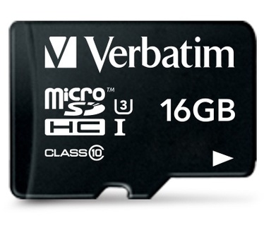 Verbatim 16GB Pro U3 microSDHC