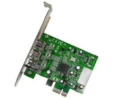 Startech.com StarTech 3 Port 2b 1 a 1394 PCI Express FireWire Card
