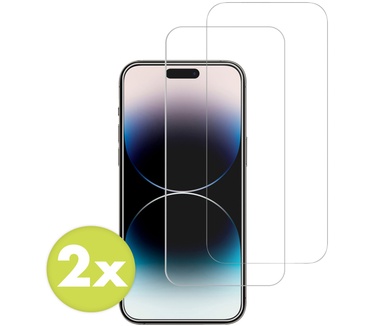 Accezz Gehard Glas Screenprotector 2-pack iPhone 15 Pro Max / 15 Plus / 16 Plus