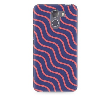 Just in Case Wileyfox Swift 2X Hoesje roze paarse lijnen