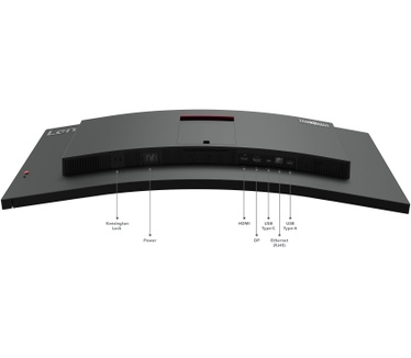 Lenovo ThinkVision T34w-30 (zonder webcam) Zwart