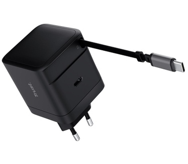 Trust Maxo Intrekbare USB-C-PD-oplader van 65 W