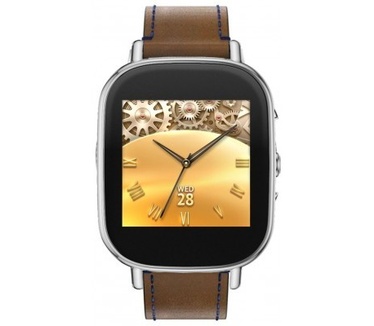 qMust Lederen armband voor Asus Zenwatch - Coffee