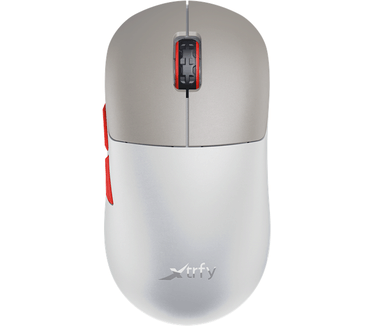 Xtrfy M8 Wireless - Retro - Gaming muis - Optisch - 5 knoppen - Grijs