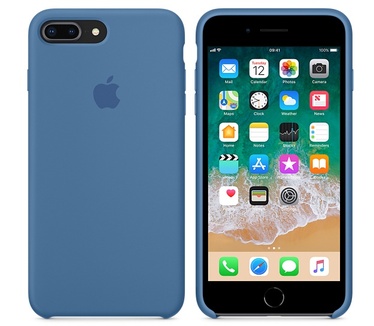 Apple iPhone 8 Plus / 7 Plus Silicone Case - Denim Blue