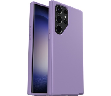 Otterbox OtterBox Symmetry-hoesje voor Galaxy S23 Ultra, schokbestendig, valbestendig, dunne beschermende hoes, 3x getest volgens militaire standaard, Antimicrobieel, You lilac it