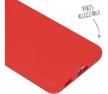 Accezz Liquid Silicone Backcover Galaxy S21 Plus - Rood (Galaxy S21 Plus) Rood