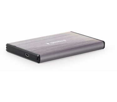 Gembird USB 3.0 2.5'' enclosure, brushed aluminum Grijs
