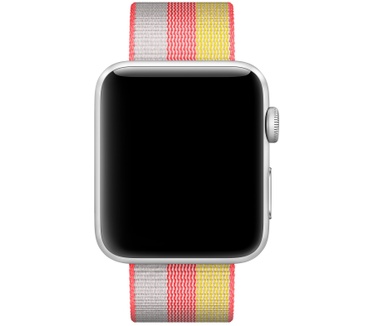 Apple Bandje van geweven nylon - Rood (42 mm)